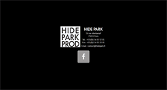 Desktop Screenshot of hidepark.fr